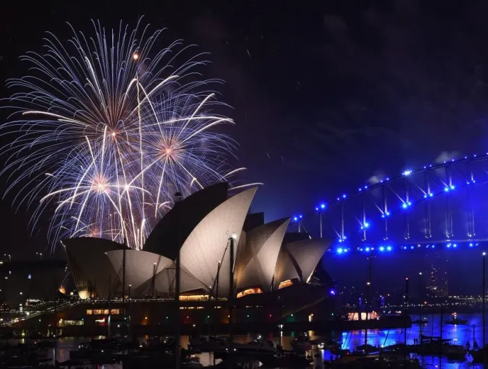 Framed Print : Australia-New-Year