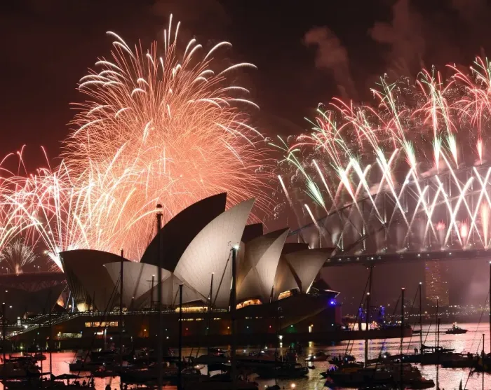 Framed Print : Australia-New-Year