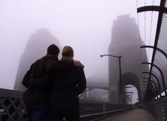 Framed Print : Australia-Sydney Fog
