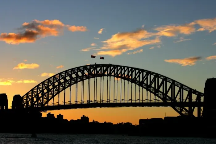 Framed Print : Australia-Tourism-Harbour Bridge