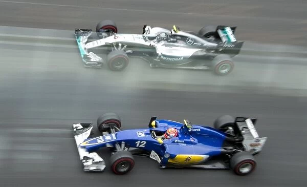 Auto-Prix-F1-Aut. Sauber F1 Team's Brazilian driver Felipe Nasr 