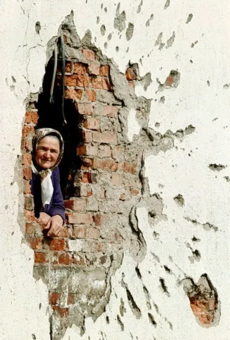 Framed Print : BOSNIA-ELDERLY WOMAN Framed Print : BOSNIA-ELDERLY WOMAN