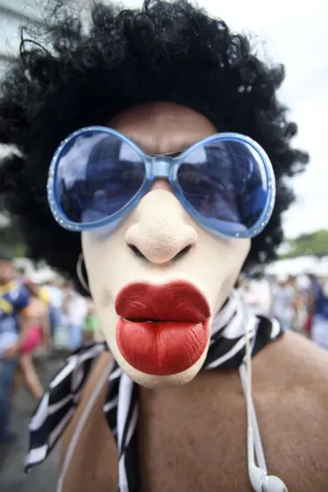 Framed Print : Brazil-Carnival-Street
