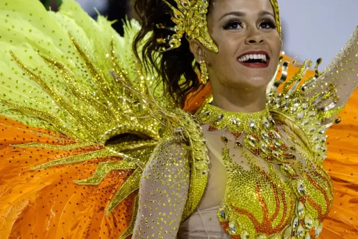 Framed Print : Brazil-Rio-Carnival-Sao Clemente