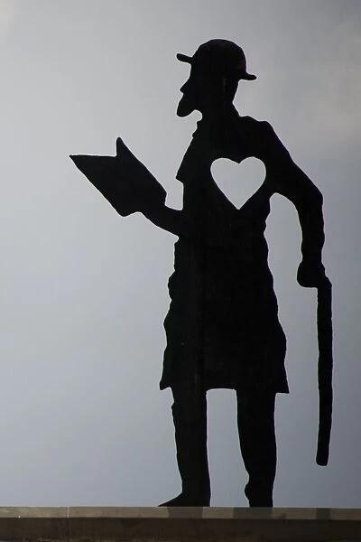 Colombian poet Jose Asuncion Silva Sculpture