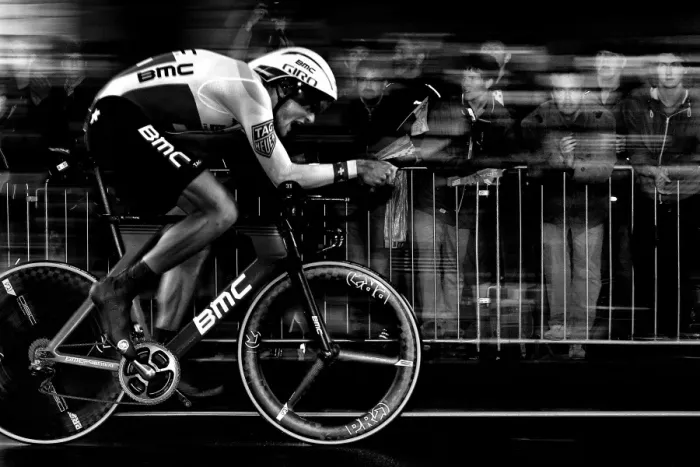 Framed Print : Cycling-Fra-Ger-Tdf2017-Black and White