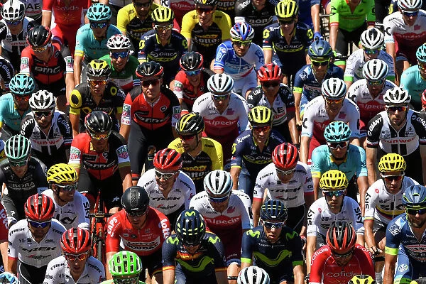 Cycling-Fra-Tdf2017. Riders take the start of the 160