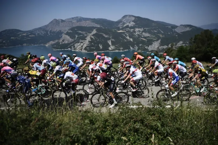 Framed Print : CYCLING-FRA-TDF2019-POSTCARD Framed Print : CYCLING-FRA-TDF2019-POSTCARD