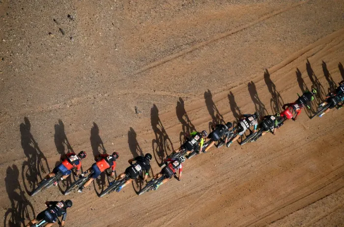 Framed Print : Cycling-Mor-Vtt-Titan-Desert-Stage4