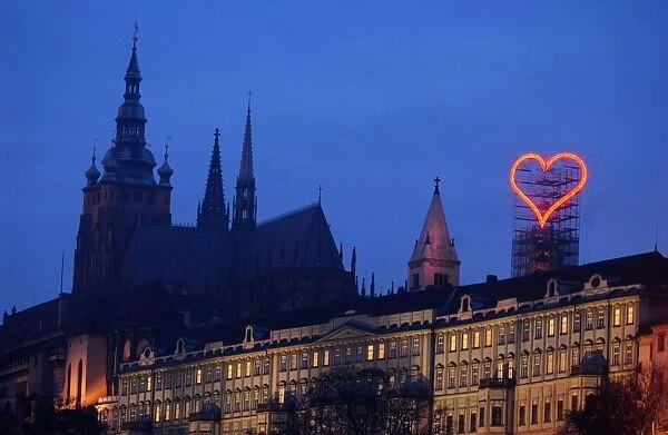 Czech-Prague-Castle- Heart-Love