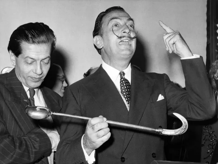 Framed Print : Dali Press Conference Framed Print : Dali Press Conference