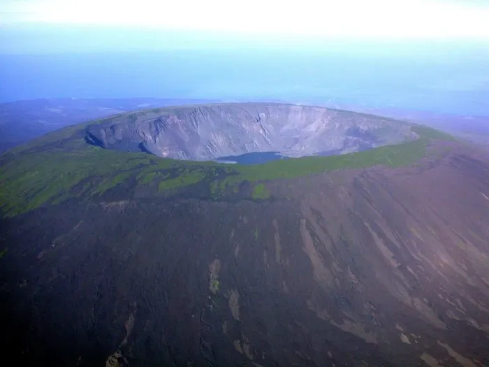 Framed Print : Ecuador-Galapagos-Volcano