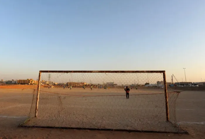 Framed Print : Fbl-Saudi-Pitch-Landscape Framed Print : Fbl-Saudi-Pitch-Landscape