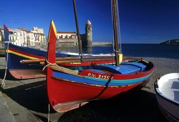 France-Tourism-Collioure - Boats
