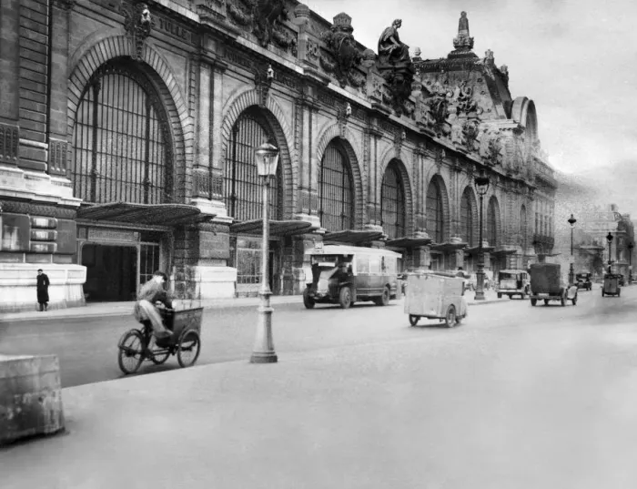 Framed Print : France-Train-Railroad-Station-Feature-Orsay