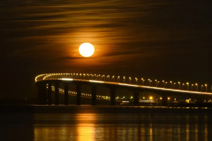 Framed Print : France-Weather-Full-Moon Framed Print : France-Weather-Full-Moon