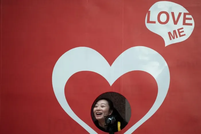 Framed Print : Hong Kong-China-Lifestyle-Valentine-Theme-Love Framed Print : Hong Kong-China-Lifestyle-Valentine-Theme-Love