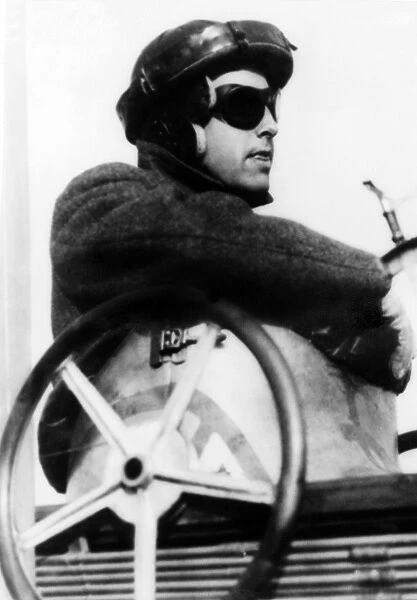Hubert Latham. Picture taken in the1910's of French aviator Hubert Latham