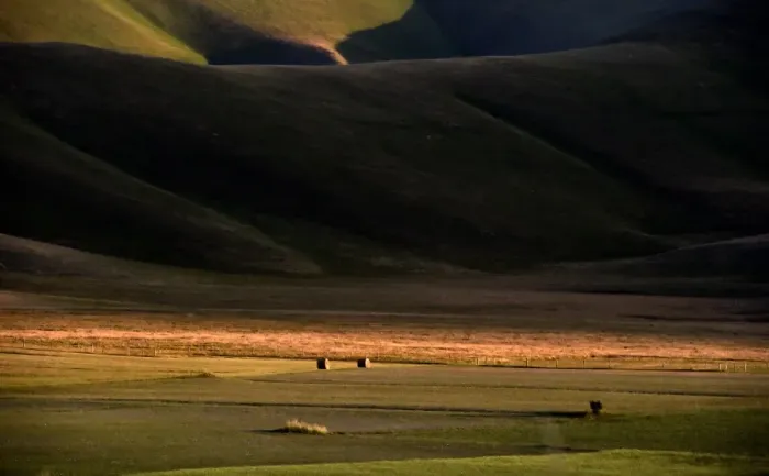 Framed Print : Italy-Feature-Castelluccio-Earthquaks