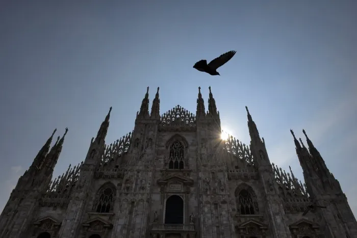 Framed Print : Italy-Tourism-Milan-Duomo