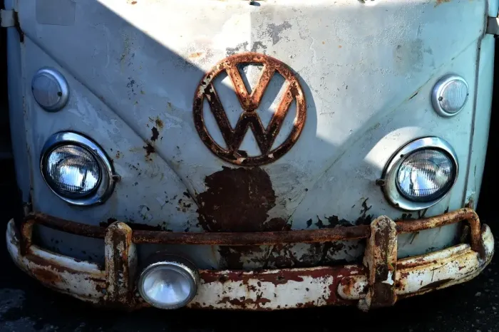Framed Print : Italy-Vintage-Vw-Kombi-Feature Framed Print : Italy-Vintage-Vw-Kombi-Feature
