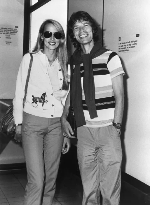 Framed Print : JAGGER-HALL-1981