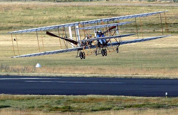 Landing a Replica of Wrights Flyer 3