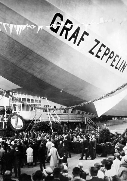 Launching of the Graf Zeppelin