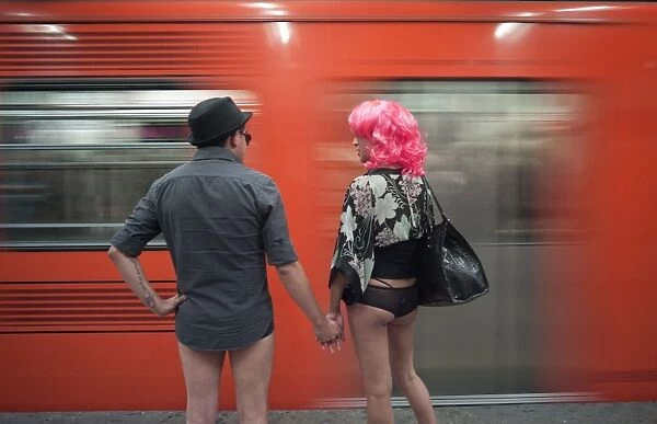 Mexico-No Pants Subway Ride
