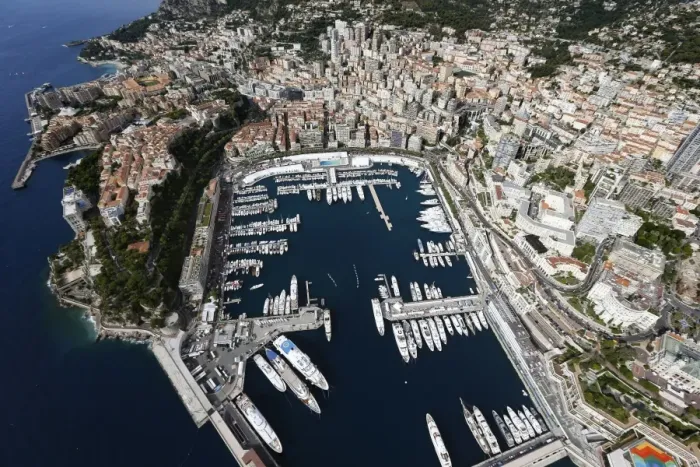 Framed Print : Monaco- Aerial View Framed Print : Monaco- Aerial View