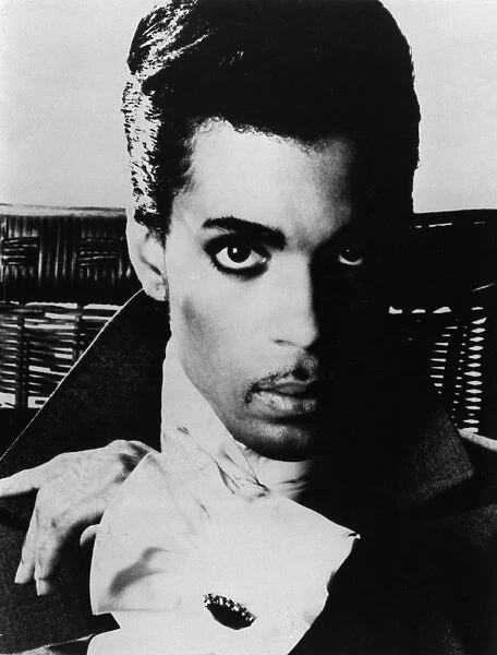 Music Prince. Portrait of American singer Prince 