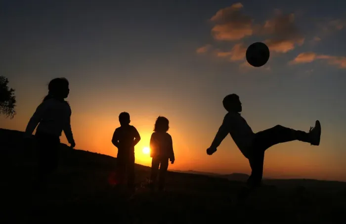 Framed Print : Palestinian-Theme-Football