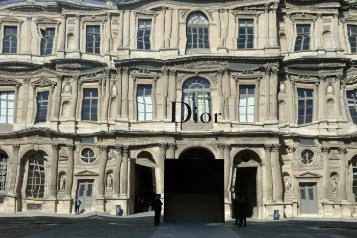 Framed Print : Picture of a Mirror Bearing the Brand dior Framed Print : Picture of a Mirror Bearing the Brand dior