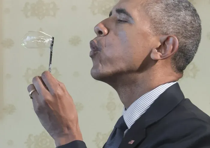 Framed Print : President Obama Attends White House Science Fair