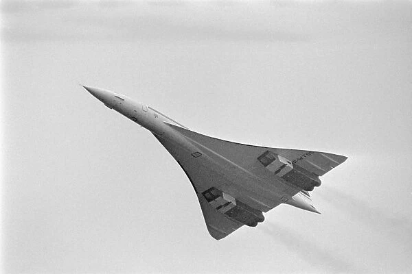 Retro Concorde. The Concorde 001 prototype, the Franco-British supersonic aircraft