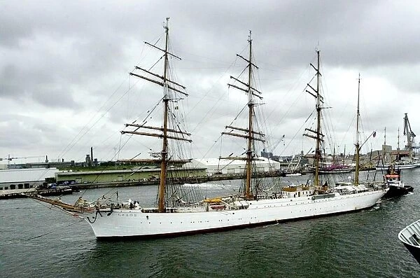 Russian four-mast sailing ship Sedov