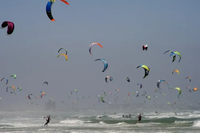 Framed Print : Safrica-Kitesurfing-Record