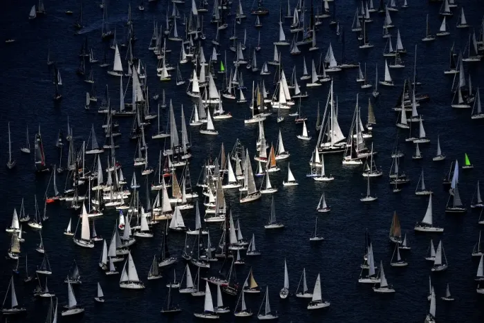 Framed Print : Sailing-Ita-Barcolana Framed Print : Sailing-Ita-Barcolana