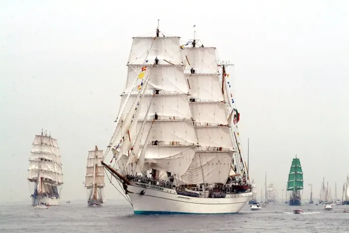 Framed Print : Sailing-Tall Ships-Poland-Sedov