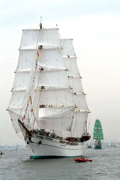 Framed Print : Sailing-Tall Ships-Poland-Sedov
