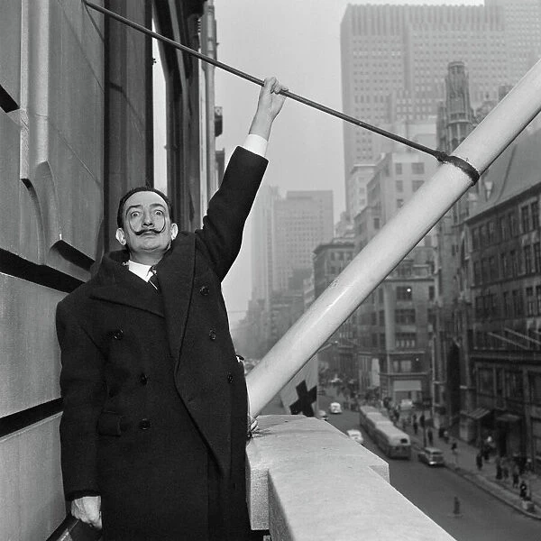 Salvador Dali, New York 1954