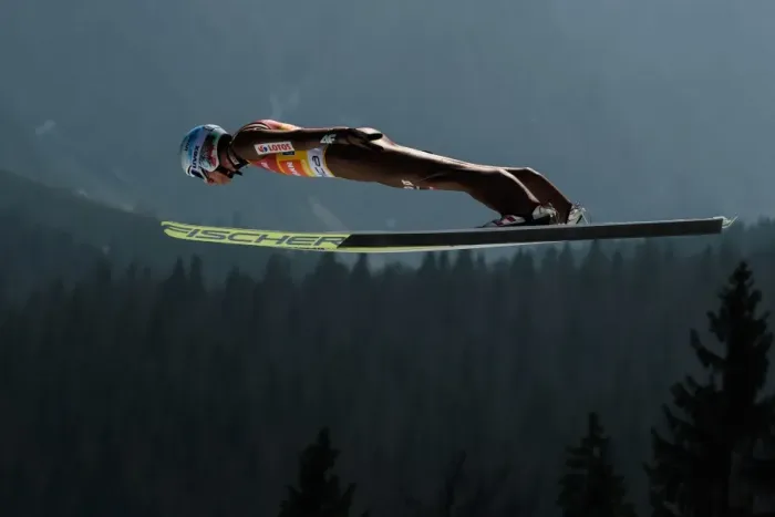 Framed Print : Ski-Jump-World-Man