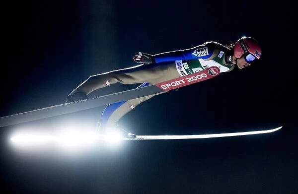 Ski-Jumping-World. Manuel Fettner of team Austria competes during the FIS