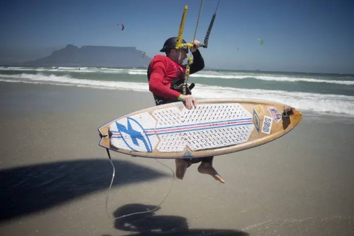 Framed Print : South Africa-Kitesurfing-Record