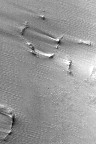 SPACE-MARS. This Mars Global Surveyor (MGS) Mars Orbiter Camera 