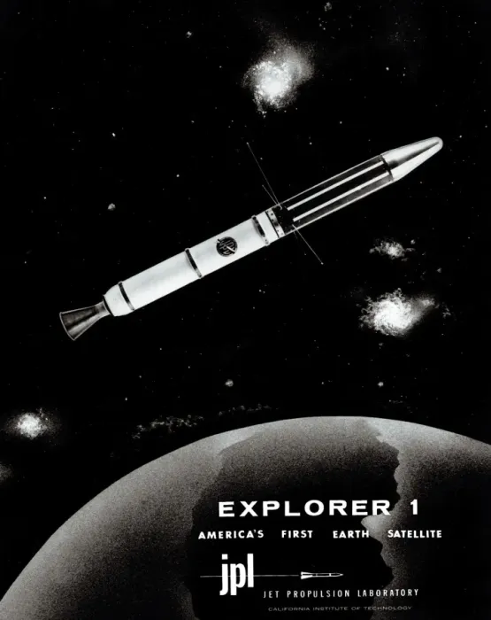 Framed Print : Space-Race-Juno I-Explorer 1