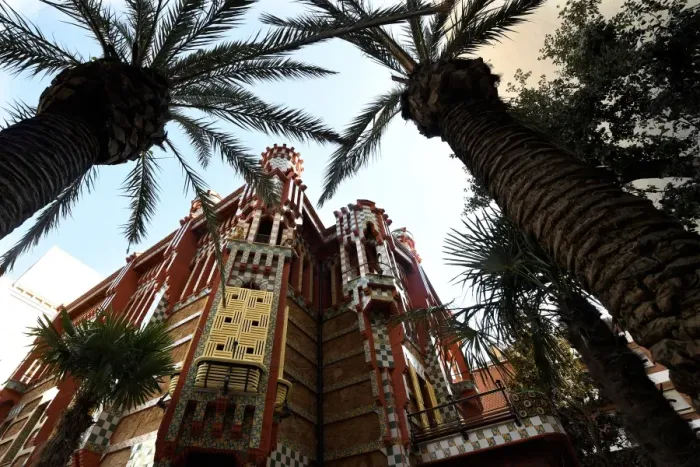 Framed Print : Spain-Gaudi-Vicens-Architecture