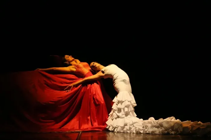 Framed Print : Spanish flamenco dancers perform during the Spanish film director Carlos Saura s Framed Print : Spanish flamenco dancers perform during the Spanish film director Carlos Saura s