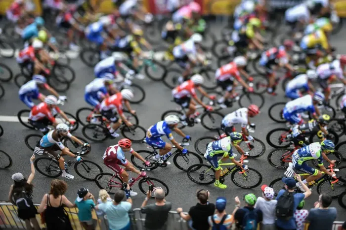 Framed Print : Start, sixth stage of the 105th edition of the Tour de France