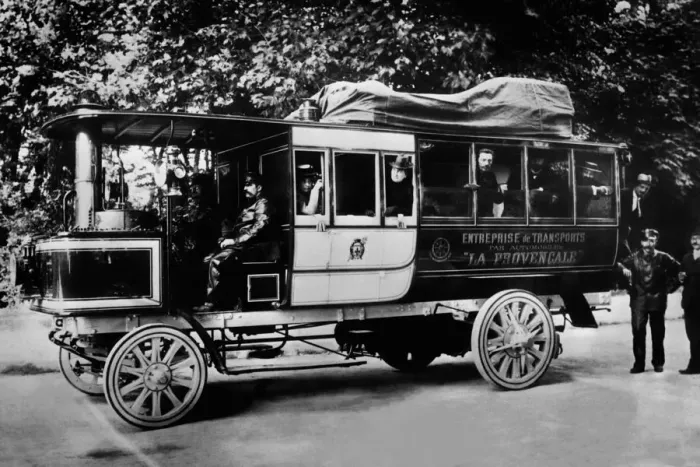 Framed Print : Steam Omnibus 1898 Framed Print : Steam Omnibus 1898